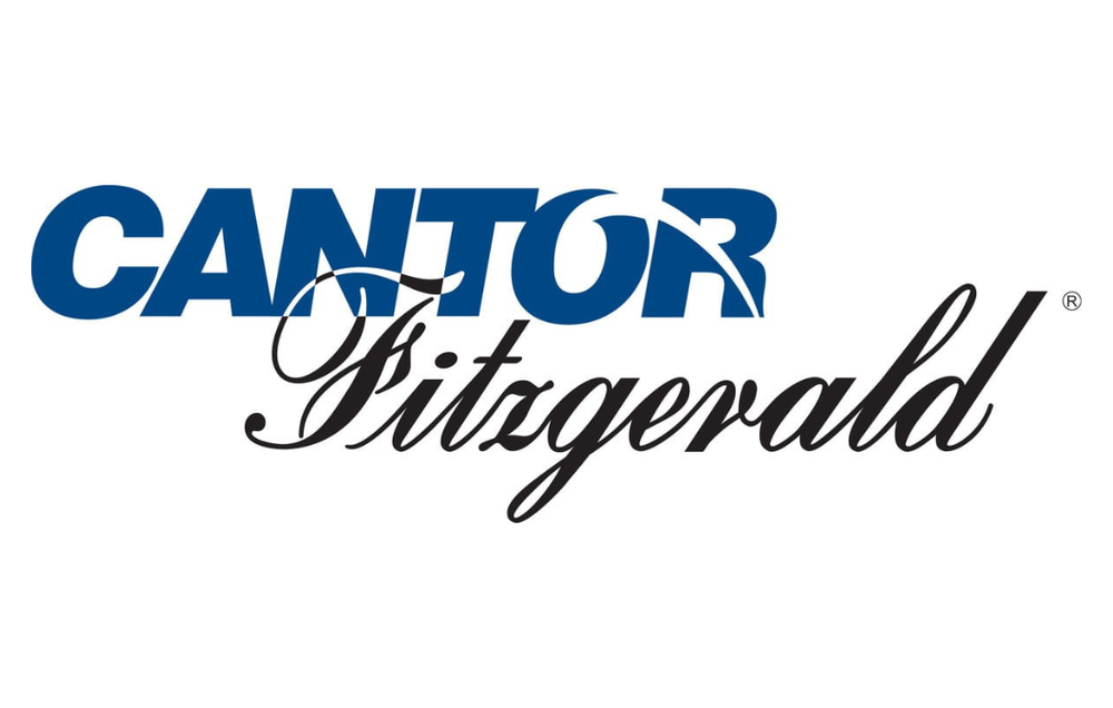 Cantor Fitzgerald logo on a white background